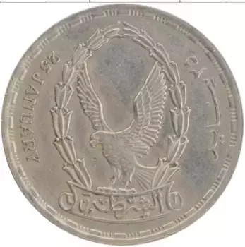 Монета 20 пиастров Египта 1988 года Медно-никель День полиции