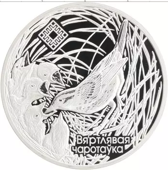 Монета 20 рублей Беларуси 2019 года Серебро Заказники Беларуси - Заказник Званец