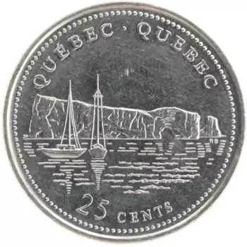 Монета 25 центов Канады 1992 года Медно-никель 125 лет Конфедерации