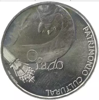Монета 2 1/2 евро Португалии 2008 года Медно-никель Музыкальный стиль фаду