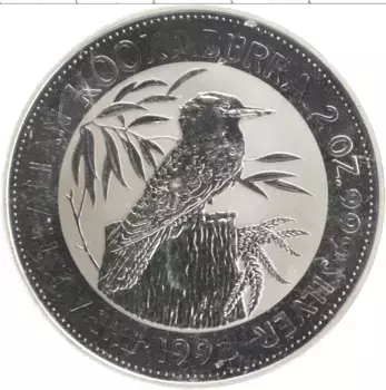 Монета 2 доллара Австралии 1992 года Серебро Елизавета II