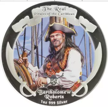 Монета 2 доллара Ниуэ 2011 года Серебро Цветная