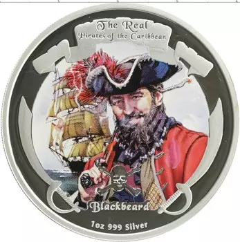 Монета 2 доллара Ниуэ 2011 года Серебро Цветная