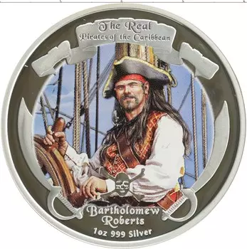 Монета 2 доллара Ниуэ 2011 года Серебро Цветная