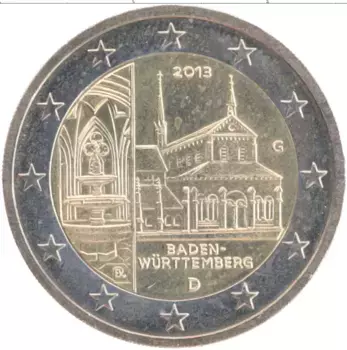 Монета 2 евро Германии 2013 года Биметалл Федеральные земли