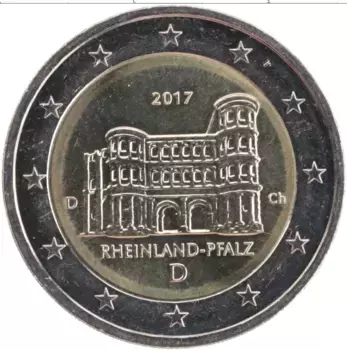 Монета 2 евро Германии 2017 года Биметалл D