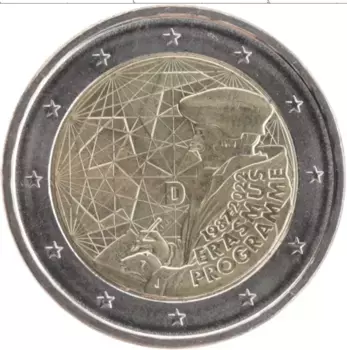 Монета 2 евро Германии 2022 года Биметалл А