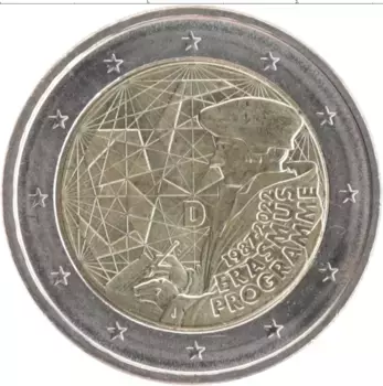 Монета 2 евро Германии 2022 года Биметалл А