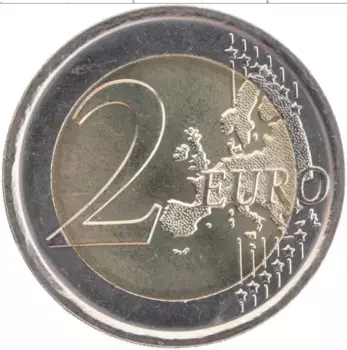 Монета 2 евро Италии 2015 года Биметалл ЭКСПО
