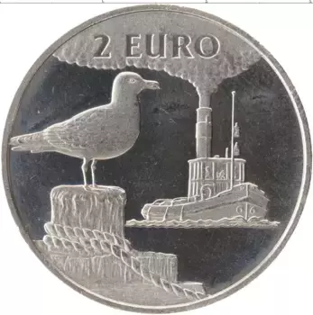 Монета 2 евро Нидерланд 1997 года Медно-никель UNUSUAL