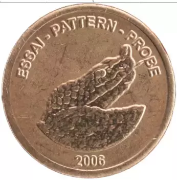 Монета 2 евроцента Европы 2006 года Медь Проба