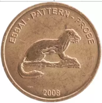 Монета 2 евроцента Европы 2006 года Медь Проба