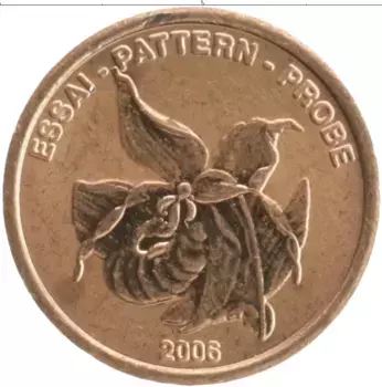 Монета 2 евроцента Европы 2007 года Медь Проба