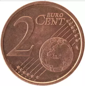 Монета 2 евроцента Сан-Марино 2006 года Бронза Статуя Свободы-скульптора Стефано Галлетти