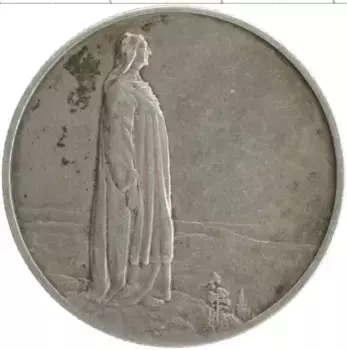 Монета 2 кроны Норвегии 1914 года Серебро 100 лет Конституции