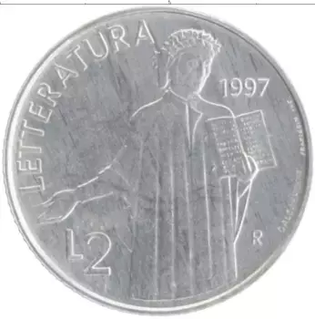 Монета 2 лиры Сан-Марино 1997 года Алюминий Литература