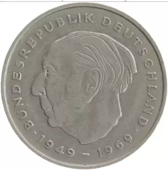 Монета 2 марки ФРГ 1973 года Медно-никель G
