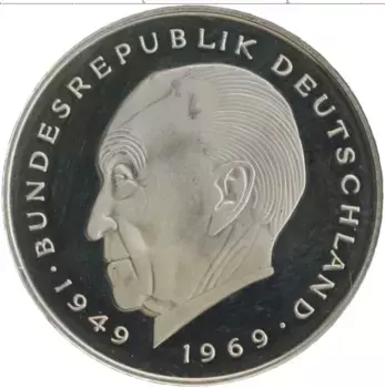 Монета 2 марки ФРГ 1981 года Медно-никель D