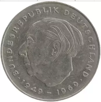 Монета 2 марки ФРГ 1986 года Медно-никель D
