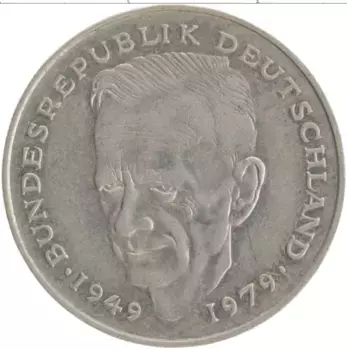 Монета 2 марки ФРГ 1987 года Медно-никель D