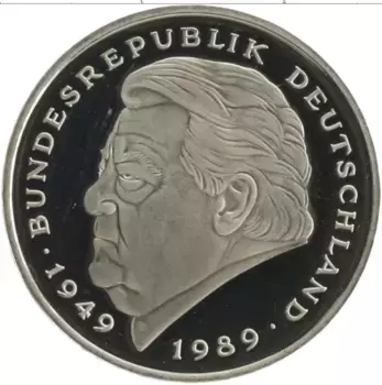 Монета 2 марки ФРГ 1993 года Медно-никель D