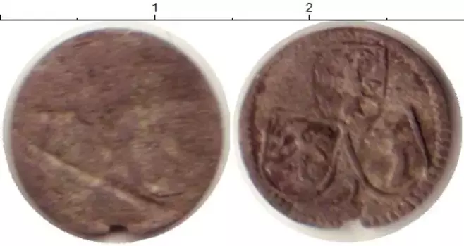 Монета 2 пфеннига Австрии Серебро ??? XVII в