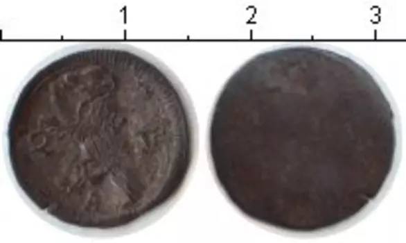 Монета 2 пфеннига Швейцарии Серебро ND