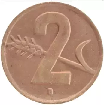 Монета 2 раппа Швейцарии 1948 года Бронза
