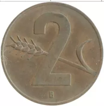 Монета 2 раппа Швейцарии 1963 года Бронза