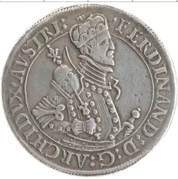 Монета 2 талера Тироля Серебро Фердинанд