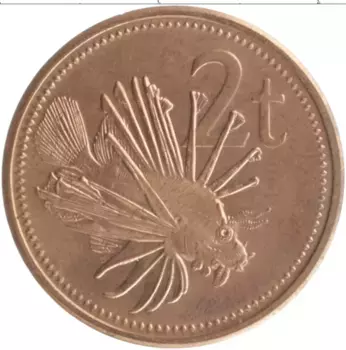Монета 2 тоа Папуа-Новой Гвинеи 2004 года Бронза