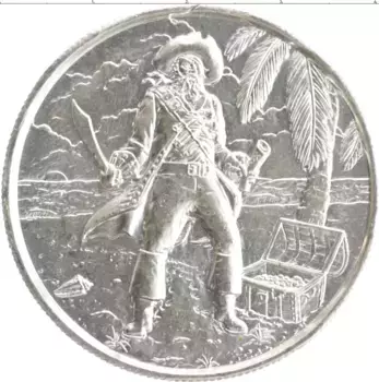 Монета 2 унции Америки Серебро Пираты