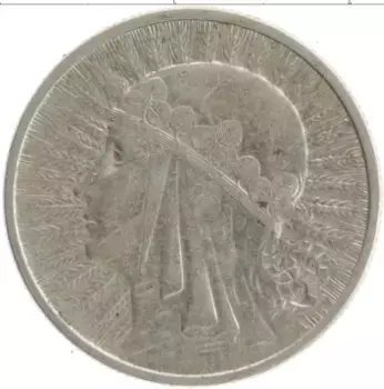 Монета 2 злотых Польши 1932 года Серебро Ядвига