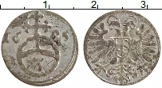 Монета 3 пфеннига Австрии 1625 года Серебро Фердинанд II (HR)