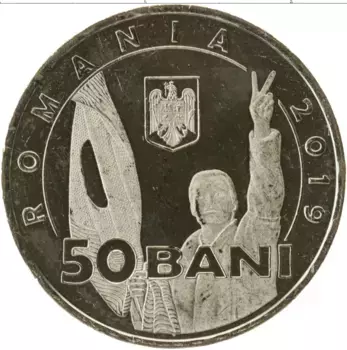 Монета 50 бани Румынии 2019 года Латунь 30 лет Румынской революции