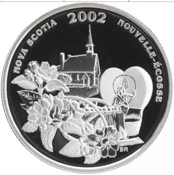 Монета 50 центов Канады 2002 года Серебро Фестивали Канады