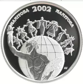 Монета 50 центов Канады 2002 года Серебро Фестивали Канады - Фольклорама