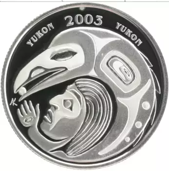 Монета 50 центов Канады 2003 года Серебро Фестиваль рассказчиков