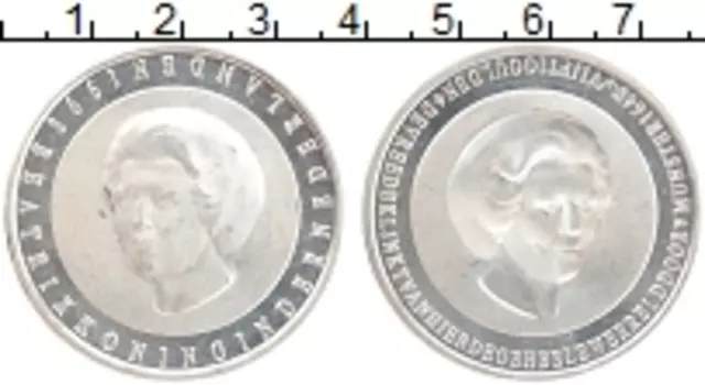 Монета 50 гульденов Нидерланд 1998 года Серебро 350-летие соглашения в Мюнстере