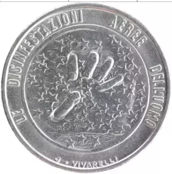 Монета 50 лир Сан-Марино 1977 года Медно-никель