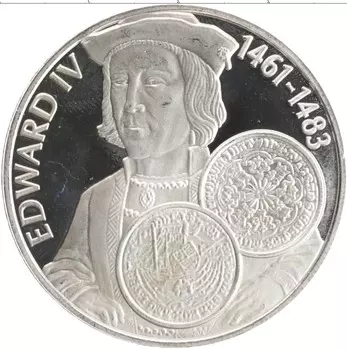 Монета 50 пенсов Фолклендских островов 2001 года Медно-никель Елизавета II