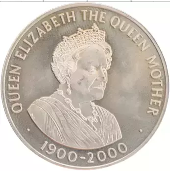 Монета 50 пенсов Острова Святой Елены 2000 года Медно-никель Елизавета II