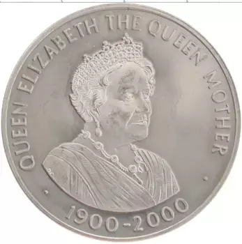 Монета 50 пенсов Острова Святой Елены 2000 года Медно-никель Елизавета II