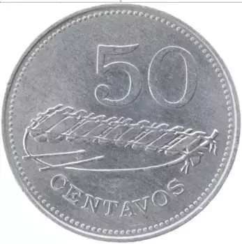 Монета 50 сентаво Мозамбика 1980 года Алюминий
