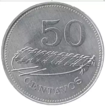 Монета 50 сентаво Мозамбика 1982 года Алюминий