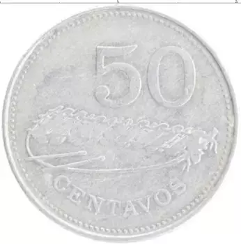 Монета 50 сентаво Мозамбика 1982 года Алюминий