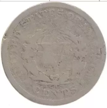 Монета 5 центов Америки 1907 года Медно-никель