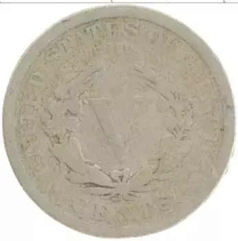 Монета 5 центов Америки 1911 года Медно-никель