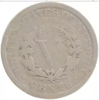 Монета 5 центов Америки 1911 года Медно-никель