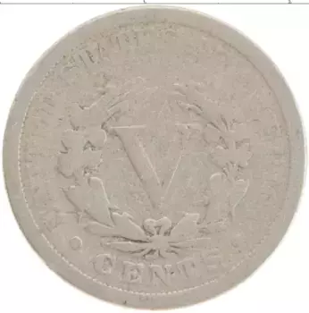 Монета 5 центов Америки 1911 года Медно-никель